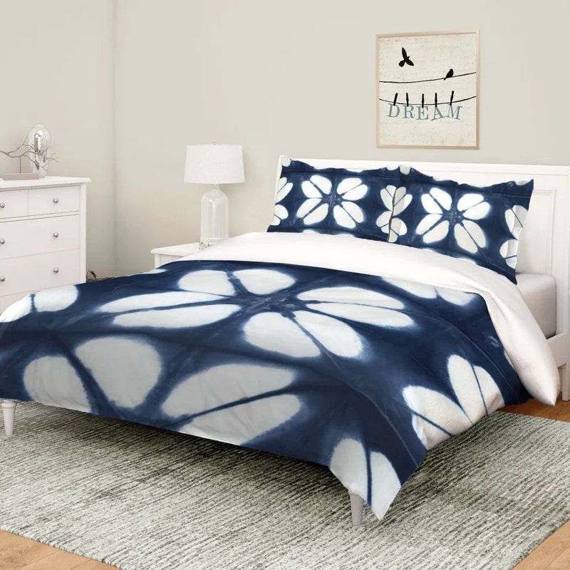  Kumo Indigo Comforter, Queen Comforter