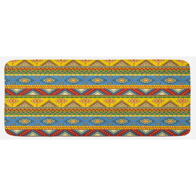 Eclectic Polyester Kitchen Mat