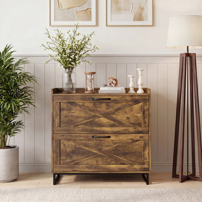 Lateral File Cabinet With Charging Station