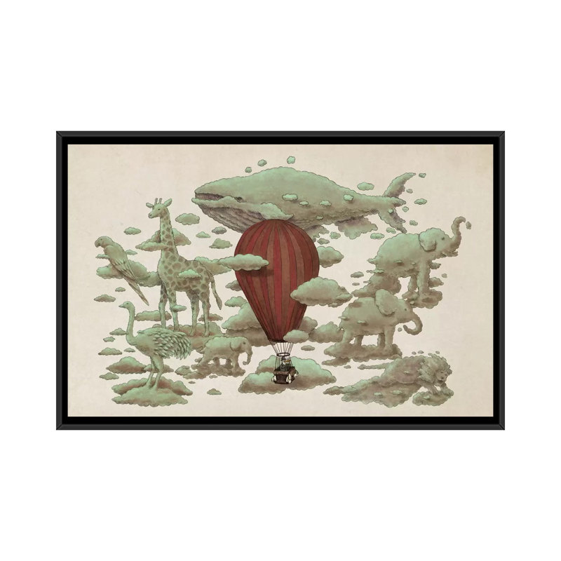 Terry Fan - Gallery-Wrapped Canvas Giclée, 18" H x 26" W x 1.5" D, Black Framed Canvas, No Mat