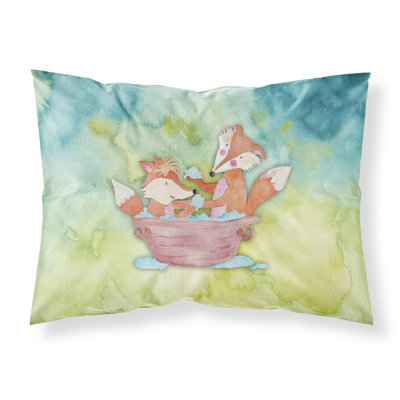 Taie d’oreiller de bain foxes