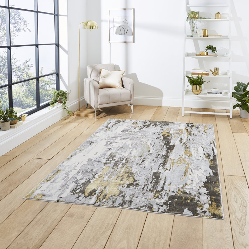 Miraleste area rug Machine Woven Rectangle Grey, Rectangle 120 x 170cm