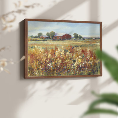 Country View II - Reproduction encadrée - Restickable