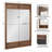 Wooden Rectangle Bathroom Mirror