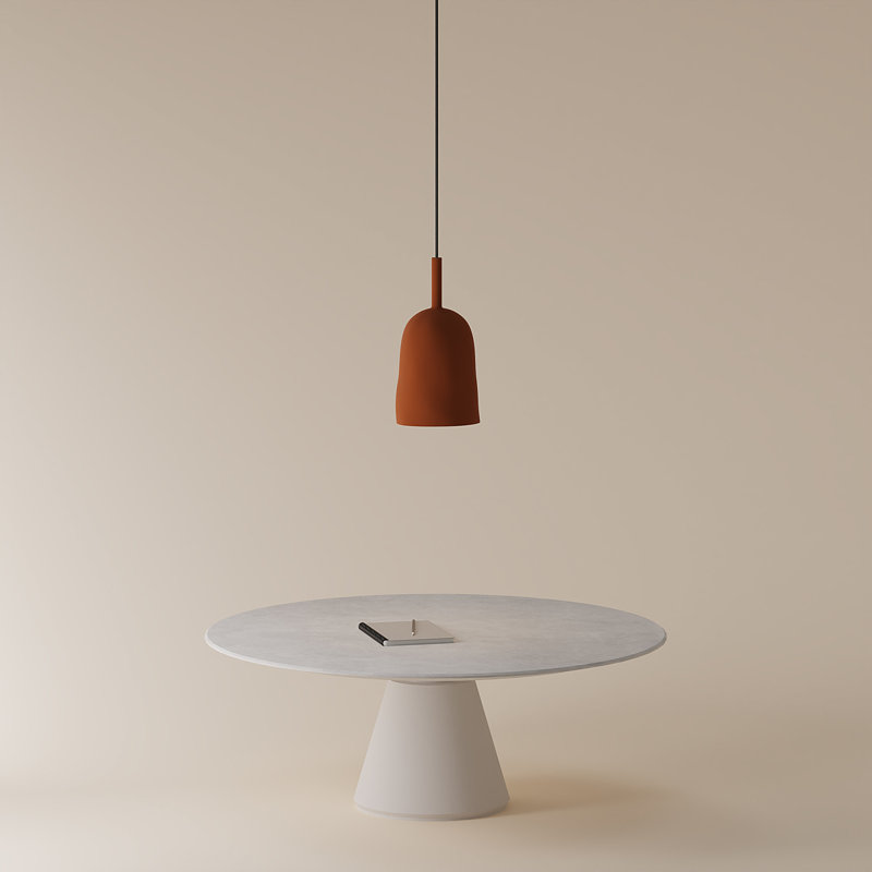 Vessel Pendant Light, 18" H x 14.5" W x 9" D, Sedona, Black
