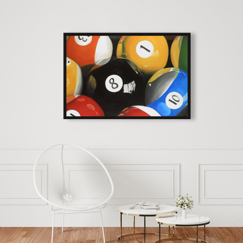 " Pool Balls Closeup "