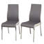 Chaise d'appoint grise Salerno