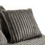 Fauteuil d'appoint pivotant surdimensionné avec revêtement moelleux et coussins décoratifs assortis-1549492658