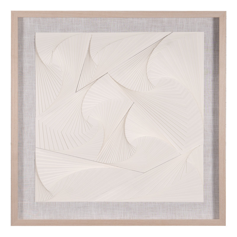 Boîte décorative géométrique multicouche