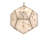 Bevilacqua 6 - Light Gold Unique/Statement Pendant