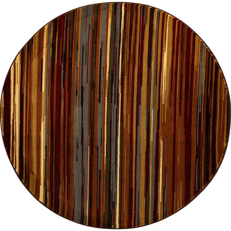 Abstract Indoor Rug, Round 10'