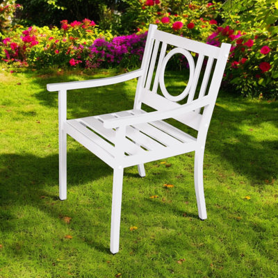 Chaise avec accoudoirs 24 po