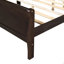 Grand lit plateforme en bois avec tête de lit et lattes de bois (chêne)-339637243-339637242
