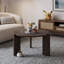 Table basse ronde ronde en bois massif Claremont-476390717