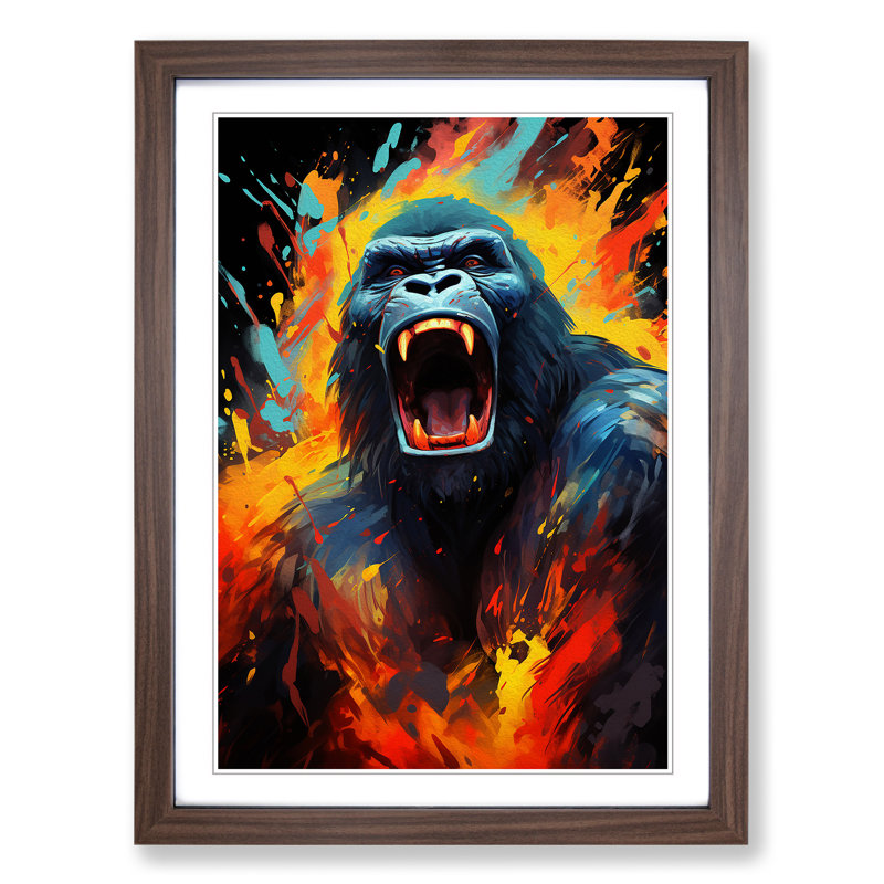 Gorilla Tachisme - Framed Print