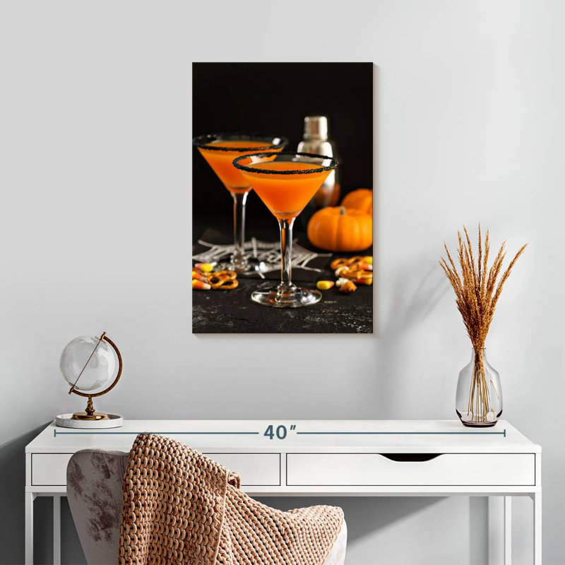 Yarlin Pumpkin Martini Cocktail, 24" H x 16" W