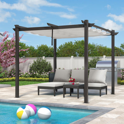 Purple Leaf Pergola with Canopy