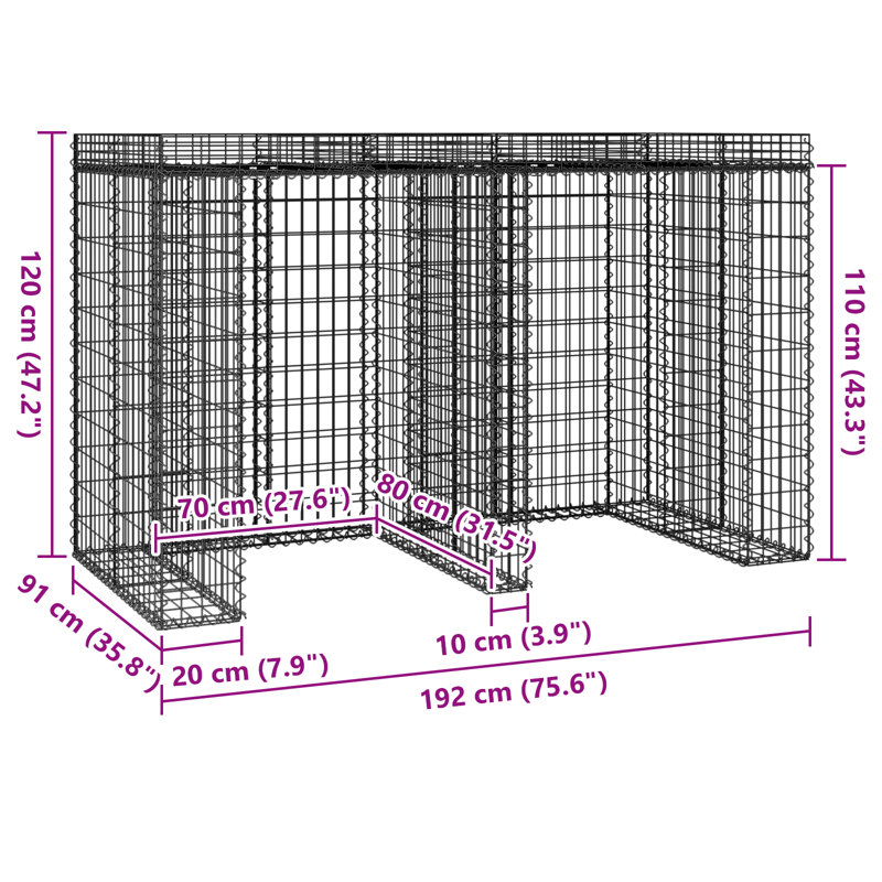 Auberbach Double Bin Store