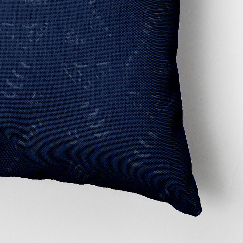 Geometric Throw Pillow, Blue, 20" x 20"