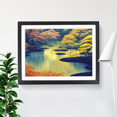 Colourful Japanese Forest - Painting