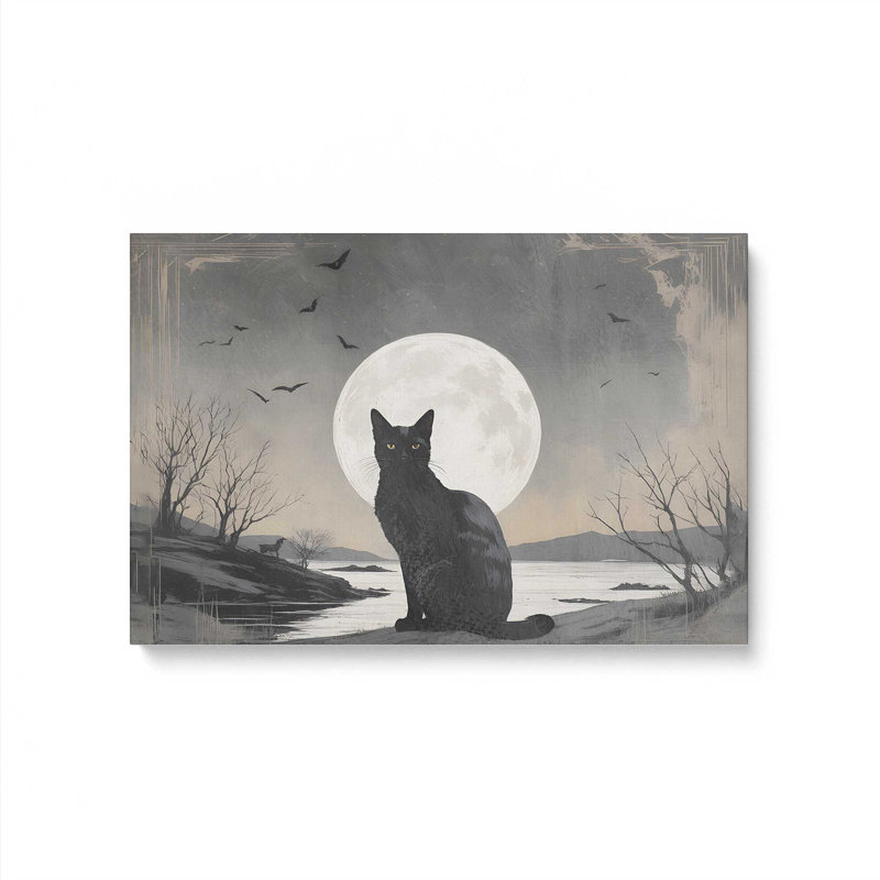 Toile tendue Lunar Watcher, H 20 po x l 30 po