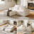 Modular Boneless Sectional Sofa - L-Shaped Cloud Couch Set with Ottoman, High Density Foam Cushions, Easy-Clean Performance Fabric, Free Combination Design-1807997041