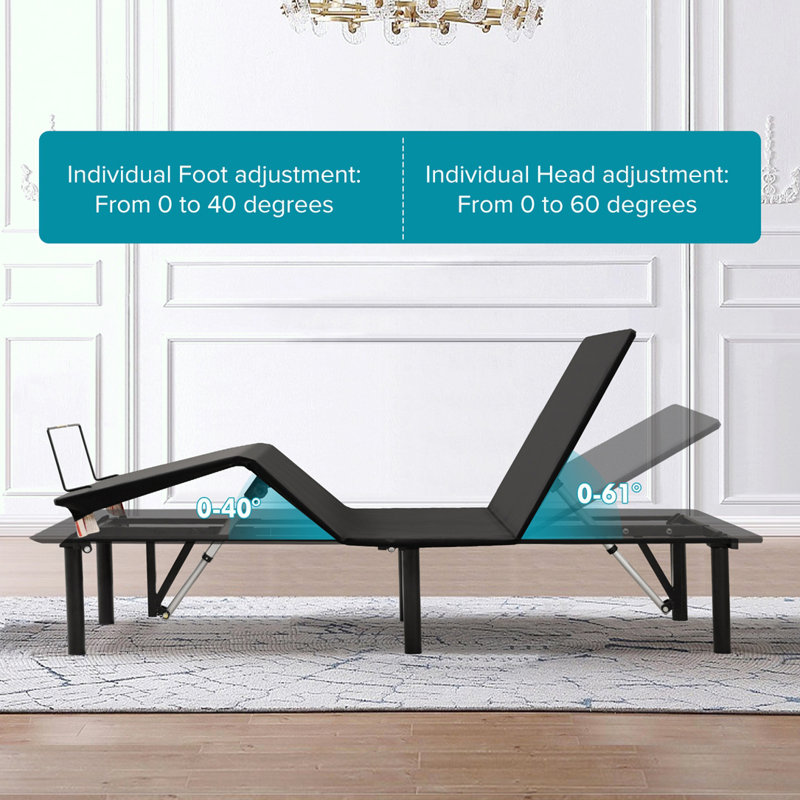 Base de lit ajustable