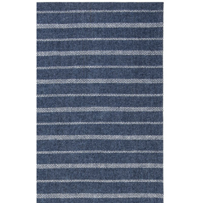 Miles Lauren Ralph Lauren Hand Woven Wool, Viscose Striped Rug