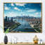 «Cityscape Of Nyc Usa I - City Buildings», reproduction sur toile encadrée-1653716566-1653716567
