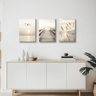 3 Piece Wrapped Canvas Print