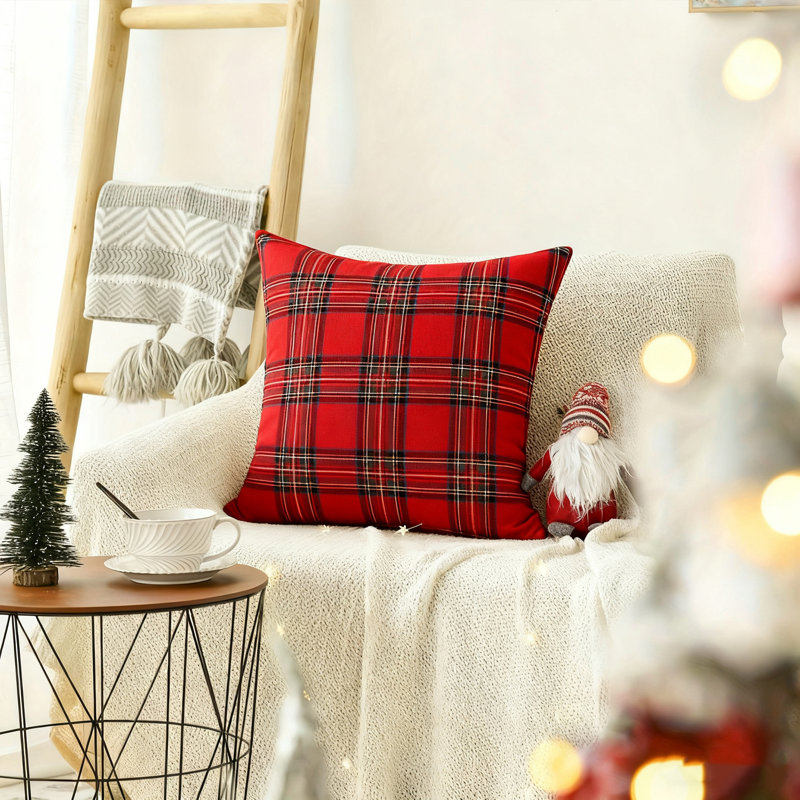 Ensemble de 4 housses de coussin Vintage Farmhouse Winter