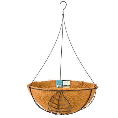 Leaf Silhouette Metal Statue Planter
