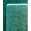 Contemporary Overdyed Wool Hand Knotted Blue Area Rug 6' 1" x 11' 8"