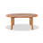 Dani Solid Wood Round Patio Table with Built-In Lazy Susan-1341570958