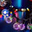 30-ft 30-Bulb Color Changing Outdoor Globe String Light Shatterproof Low Voltage Output
