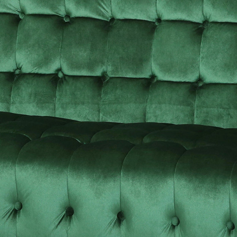 Modern Sofa Loveseat, Emerald