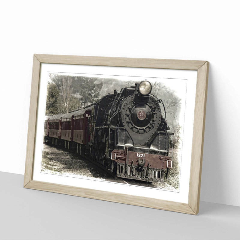 Single Picture Frame Print, Oak
