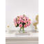 Arrangement de pivoines roses dans un vase-107283954