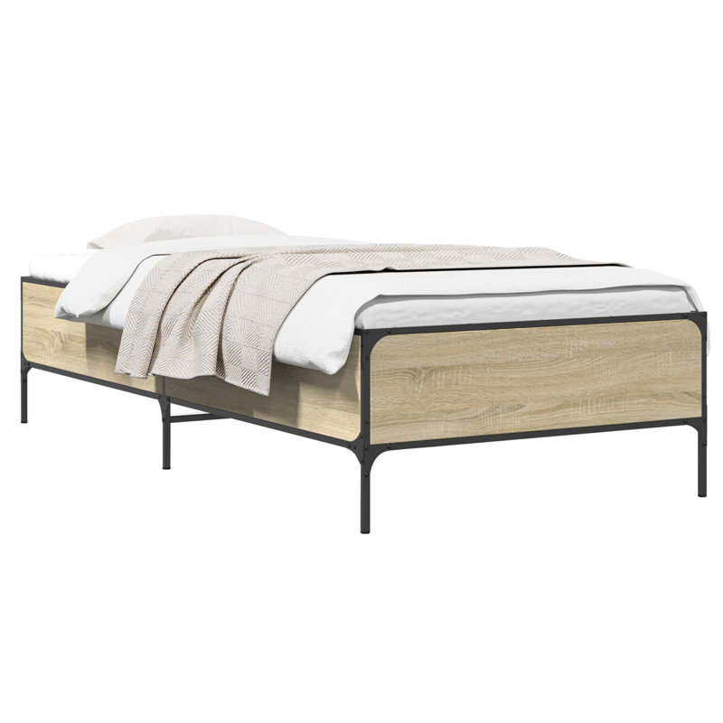 Bed, Sonoma Oak