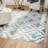 Dip Dye Hand Tufted Wool Geometric Rug-16766787