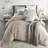 Your Lifestyle by Donna Sharp Leon Blush 3PC Cotton Queen Comforter Set-1788301568-1788301569