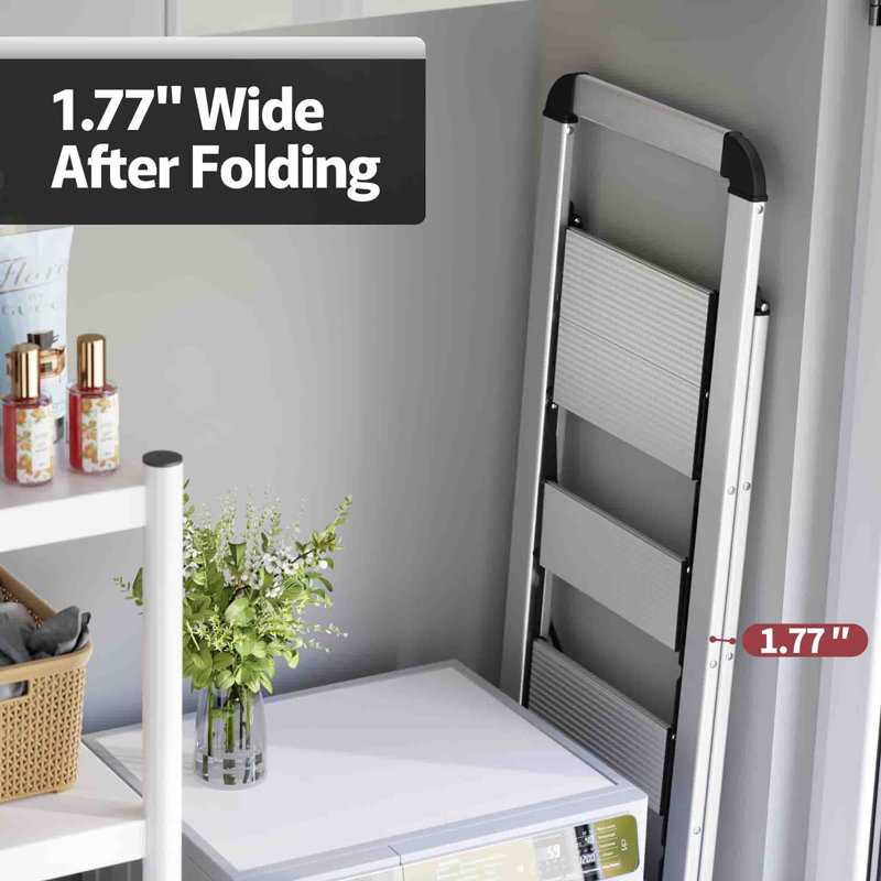 Aluminium Step Ladder, Silver