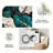 Teal Gold Leaf carpet-easy to clean, machine-washable, soft and comfortable; suitable for door mats, kitchens, living rooms, bedrooms, corridors, and laundry areas. Easy to clean, durable carpet for home decoration.-1501112138