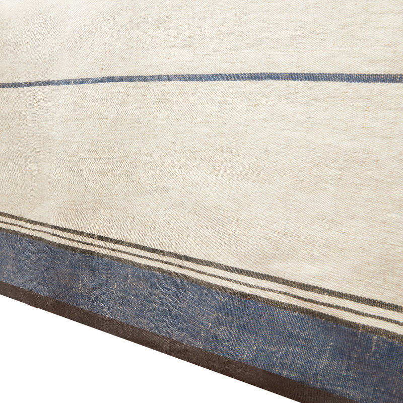 Eze Tablecloth - Ivory/Blue - 60" x 60", Ivory/Blue, 60" Square