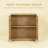 NTC Sapa 2 Door Storage Cabinet, Solid Wood Accent Cabinet with Hand-Carved 3D Doors, Modular Storage System, Expandable Cabinet for Living Room & TV Stand, Easy Assembly, Sand-2068272504