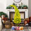 5 pi, arbre de Noël à chapeau, 400 branches réalistes, 100 lumières à DEL, arbre de décoration réaliste de style 5 pi, 400 branches, 100 lumières blanches chaudes, sans odeur pour une maison sécuritaire