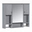 Armoire de salle de bain murale moderne avec plusieurs options de rangement et un design élégant-1756492429