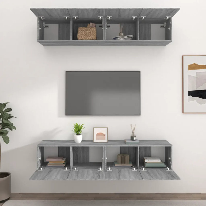 Finan TV Stand for TVs up to 85", White, 80