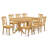 9 Piece Dining Set Includes an Oval Dining Room Table with Butterfly Leaf and 8 Kitchen Chairs, Oak-1692058367-1672672233