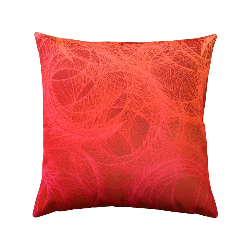 Coussin Feather, Rouge